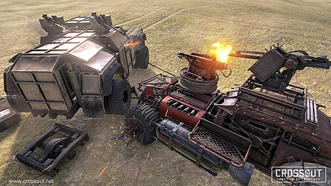 画像ギャラリー No.005のサムネイル画像 / 「CROSSOUT」，実装準備が進む新ファクション「ファイアスターター」のパーツをいち早く体験できるイベント「ホットスポット」が開始
