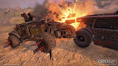 画像ギャラリー No.007のサムネイル画像 / 「CROSSOUT」，実装準備が進む新ファクション「ファイアスターター」のパーツをいち早く体験できるイベント「ホットスポット」が開始