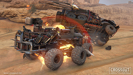 画像ギャラリー No.010のサムネイル画像 / 「CROSSOUT」，実装準備が進む新ファクション「ファイアスターター」のパーツをいち早く体験できるイベント「ホットスポット」が開始
