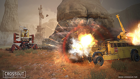 画像ギャラリー No.008のサムネイル画像 / 「CROSSOUT」，PvEにフォーカスした大規模なアップデートが実施。“世紀末の芸術”に触れられるというエイプリルフールイベントの情報も