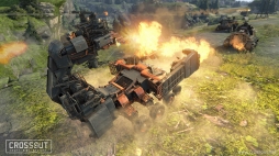 画像ギャラリー No.006のサムネイル画像 / 「CROSSOUT」,特別車両リヴァイアサンを操作して戦う「クランバトル」が実装