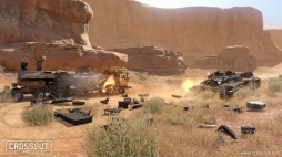 画像ギャラリー No.008のサムネイル画像 / 「CROSSOUT」,特別車両リヴァイアサンを操作して戦う「クランバトル」が実装