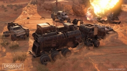 画像ギャラリー No.009のサムネイル画像 / 「CROSSOUT」,特別車両リヴァイアサンを操作して戦う「クランバトル」が実装