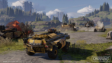 画像ギャラリー No.003のサムネイル画像 / カーアクション「CROSSOUT」，最新アップデート「黙示録の騎士」で新モードの「カスタムバトル」や追加「レリック」武器などが実装