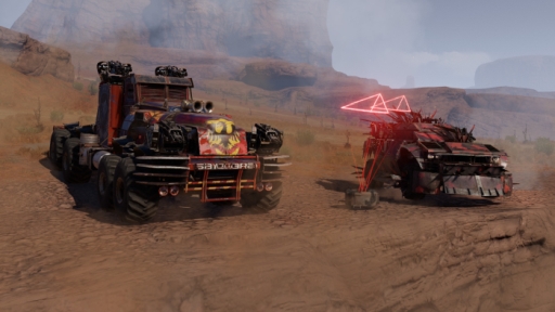 画像ギャラリー No.002のサムネイル画像 / 「CROSSOUT」の「アドベンチャー」モードにストーリー「伝染病」が追加。PvP戦用マップ「砂漠の海」も実装