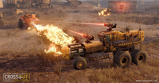 画像ギャラリー No.002のサムネイル画像 / PC版「CROSSOUT」,最新アップデートで新ファクション「ファウンダーズ」と,PvP戦用の新マップ「アシェンリング」が追加に