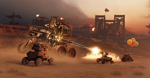 画像ギャラリー No.001のサムネイル画像 / 「CROSSOUT」に新ルールのチーム戦“ドローンアポカリプス”が登場