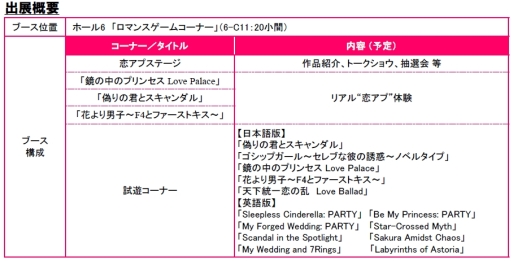 画像ギャラリー No.001のサムネイル画像 / ボルテージ，「偽りの君とスキャンダル」など3作品をTGS 2015に出展