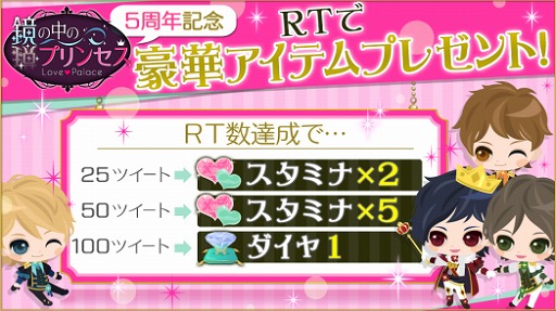 画像ギャラリー No.006のサムネイル画像 / 「鏡の中のプリンセスLove Palace」配信5周年の記念企画を紹介