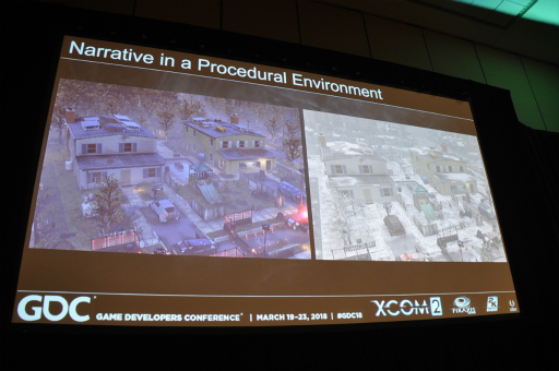 画像ギャラリー No.005のサムネイル画像 / ［GDC 2018］XCOM2の自動生成マップに隠された物語とは？　小さな痕跡を使って物語を語る方法