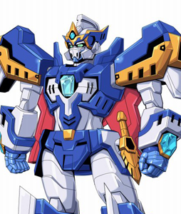 画像ギャラリー No.002のサムネイル画像 / 「スーパーロボット大戦BX」の主人公機はスーパーロボット「ファルセイバー」。オリジナルキャラクターを含む戦闘シーンのスクリーンショットが公開