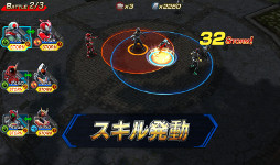 画像ギャラリー No.003のサムネイル画像 / 新タイトルは「仮面ライダー ストームヒーローズ 新たなる覚醒」。1回無料で引ける11連ガシャも実施