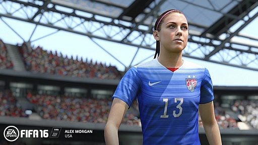 画像ギャラリー No.002のサムネイル画像 / 6月に正式発表予定の「FIFA 16」はシリーズで初めて女子サッカーをフィーチャー