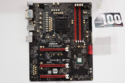 画像ギャラリー No.004のサムネイル画像 / ［COMPUTEX］Intelの次世代CPU「Skylake」対応マザーボードが展示される。発売は夏の終わり頃か