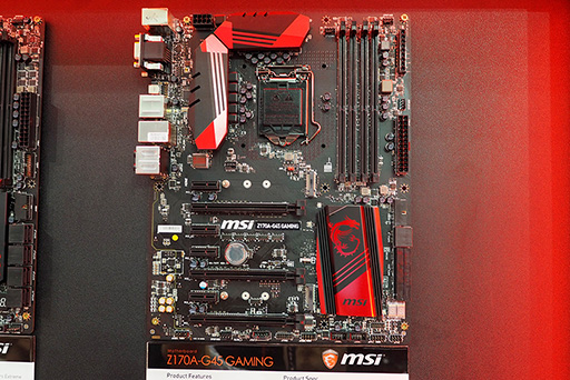 画像ギャラリー No.009のサムネイル画像 / ［COMPUTEX］Intelの次世代CPU「Skylake」対応マザーボードが展示される。発売は夏の終わり頃か