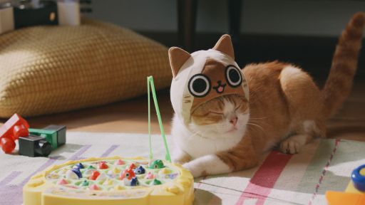 画像ギャラリー No.003のサムネイル画像 / 「ぽかぽかアイルー村DX」本物のネコを起用した実写WebCM全6話が公開に