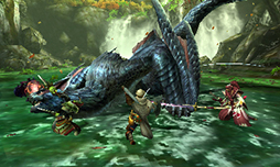 画像ギャラリー No.013のサムネイル画像 / ［TGS 2015］「モンスターハンタークロス」の最新プレイアブルバージョンで，新モンスター「ディノバルド」に「ブシドースタイル」で挑戦してみた