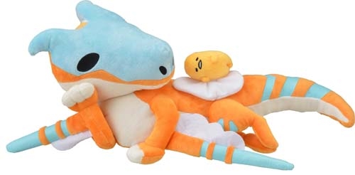 画像ギャラリー No.001のサムネイル画像 / 「モンハン」のティガレックスと「ぐでたま」のコラボぬいぐるみがプライズで登場