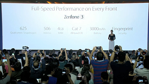 画像ギャラリー No.010のサムネイル画像 / ［COMPUTEX］ASUS，新型Androidスマートフォン「Zenfone 3」シリーズ3機種を発表。6.8インチの大画面モデルも登場