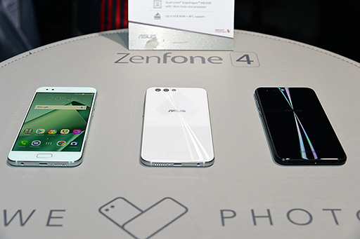 画像ギャラリー No.003のサムネイル画像 / ASUSの新型スマートフォン「ZenFone 4」シリーズ5製品をハンズオン会場でチェックしてきた