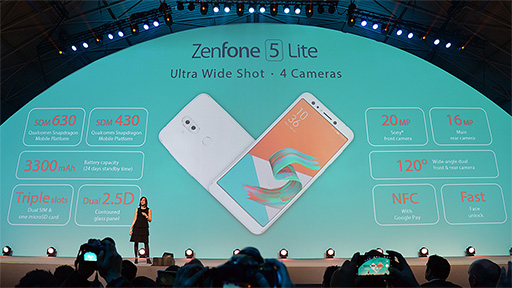 画像ギャラリー No.026のサムネイル画像 / ASUS，新型スマートフォン「ZenFone 5」シリーズ3機種を発表。ハイエンドの「ZenFone 5Z」はSnapdragon 845搭載で479ユーロに