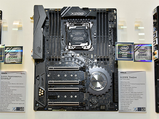 画像ギャラリー No.007のサムネイル画像 / ［COMPUTEX］ASRockブースでX299搭載のゲーマー向けマザーボードを見てきた。「Micro-STX」仕様の超小型マザーボードにも注目