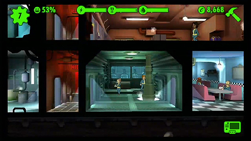 画像ギャラリー No.003のサムネイル画像 / ［E3 2015］「Fallout」の世界設定を使った“シェルターシム”「Fallout Shelter」が発表。ダウンロードはイベント後スタート