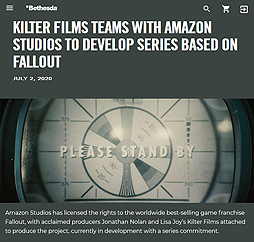 画像ギャラリー No.001のサムネイル画像 / Amazonが終末RPGシリーズ「Fallout」をTVドラマ化へ。制作は「ウエストワールド」のKilter Films