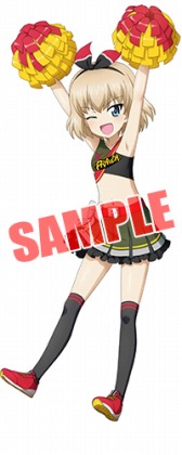 画像ギャラリー No.001のサムネイル画像 / 「ガールズ＆パンツァー 戦車道大作戦！」，チアリーダー衣装の生徒が本日実装