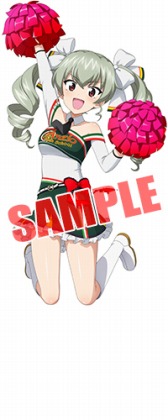 画像ギャラリー No.003のサムネイル画像 / 「ガールズ＆パンツァー 戦車道大作戦！」，チアリーダー衣装の生徒が本日実装