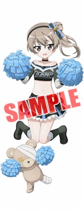 画像ギャラリー No.005のサムネイル画像 / 「ガールズ＆パンツァー 戦車道大作戦！」，チアリーダー衣装の生徒が本日実装