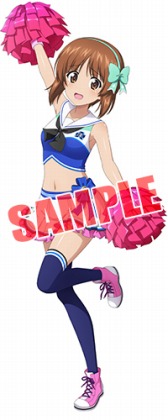 画像ギャラリー No.006のサムネイル画像 / 「ガールズ＆パンツァー 戦車道大作戦！」，チアリーダー衣装の生徒が本日実装