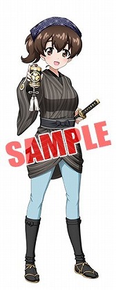 画像ギャラリー No.009のサムネイル画像 / 「ガルパン 戦車道大作戦!」,浴衣衣装の生徒が実装に