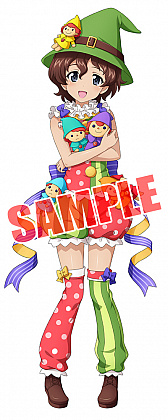 画像ギャラリー No.010のサムネイル画像 / 「ガールズ&パンツァー 戦車道大作戦!」,文化祭衣装の生徒が登場