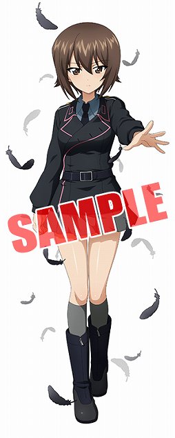画像ギャラリー No.002のサムネイル画像 / 「ガールズ＆パンツァー 戦車道大作戦！」，ニーダーザクセン大学衣装の「西住まほ」が登場