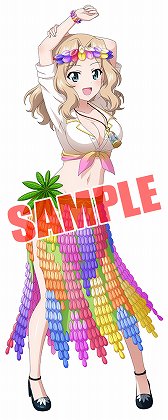 画像ギャラリー No.008のサムネイル画像 / 「ガールズ&パンツァー 戦車道大作戦!」,フラワー道衣装の生徒登場