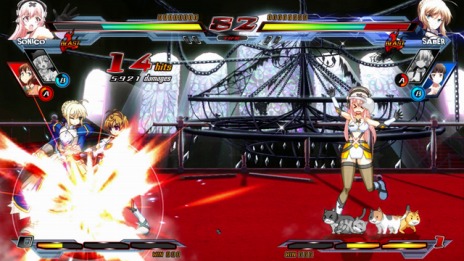画像ギャラリー No.009のサムネイル画像 / PS4/PS3版「ニトロプラス ブラスターズ」に「スマガ」のスピカと「ギルクラ」のキャロルが参戦。セイバーとそに子の最新プレイ動画も