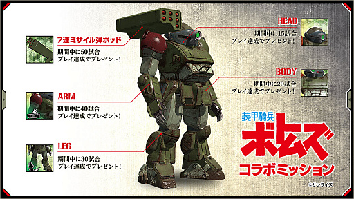 画像ギャラリー No.003のサムネイル画像 / 「フィギュアヘッズ」,「装甲騎兵ボトムズ」とのコラボ第2弾を実施
