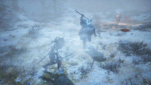 画像ギャラリー No.002のサムネイル画像 / 「DARK SOULS III」,DLC第1弾「ASHES OF ARIANDEL」の最新プレイムービーが公開。激しく雪の舞う新ステージでのバトルを収録