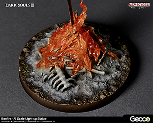画像ギャラリー No.004のサムネイル画像 / 「DARK SOULS」立体化プロジェクトで「篝火」スタチュー（1/6スケール）が登場。フィギュアメーカー・Geccoが夏頃発売へ