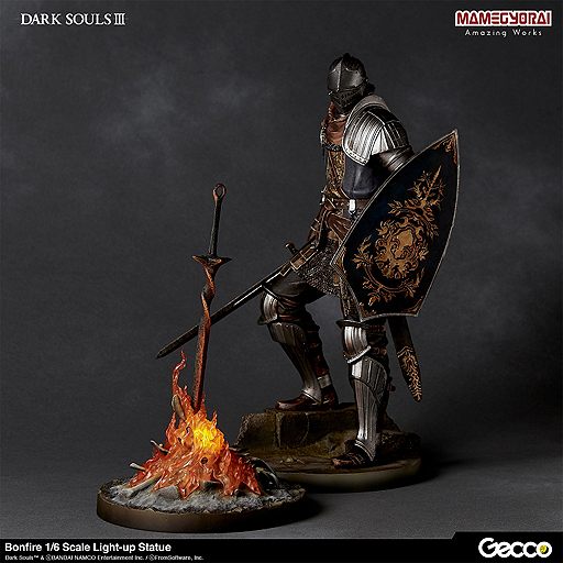 画像ギャラリー No.007のサムネイル画像 / 「DARK SOULS」立体化プロジェクトで「篝火」スタチュー（1/6スケール）が登場。フィギュアメーカー・Geccoが夏頃発売へ