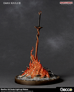 画像ギャラリー No.008のサムネイル画像 / 「DARK SOULS」立体化プロジェクトで「篝火」スタチュー（1/6スケール）が登場。フィギュアメーカー・Geccoが夏頃発売へ