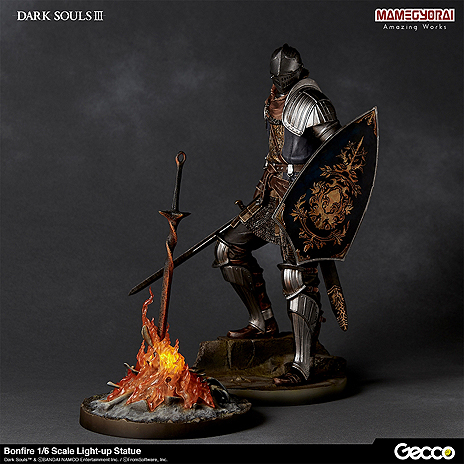 画像ギャラリー No.014のサムネイル画像 / 「DARK SOULS」立体化プロジェクトで「篝火」スタチュー（1/6スケール）が登場。フィギュアメーカー・Geccoが夏頃発売へ