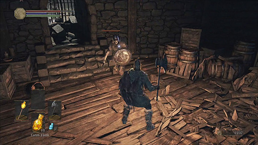 画像ギャラリー No.005のサムネイル画像 / ［TGS 2015］「DARK SOULS III」試遊レポート。新たな仕様や演出が加わるだけでなく，これまで以上に洞察力やマネジメント能力が問われる内容に