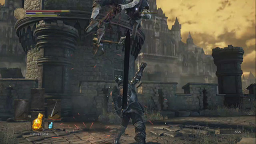 画像ギャラリー No.008のサムネイル画像 / ［TGS 2015］「DARK SOULS III」試遊レポート。新たな仕様や演出が加わるだけでなく，これまで以上に洞察力やマネジメント能力が問われる内容に