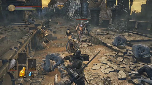 画像ギャラリー No.011のサムネイル画像 / ［TGS 2015］「DARK SOULS III」試遊レポート。新たな仕様や演出が加わるだけでなく，これまで以上に洞察力やマネジメント能力が問われる内容に