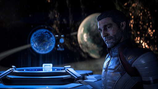 画像ギャラリー No.001のサムネイル画像 / 「Mass Effect: Andromeda」の最新スクリーンショットが公開。主人公の父親と思われるキャラクターの姿も