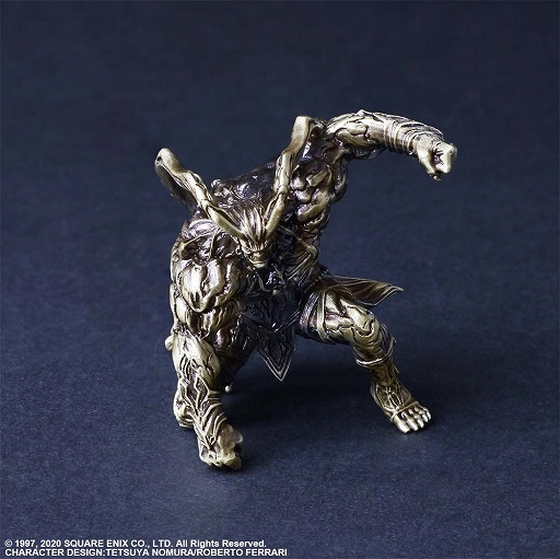 画像ギャラリー No.001のサムネイル画像 / 「ファイナルファンタジーVII リメイク」より“イフリート”の真鍮製スタチューが登場
