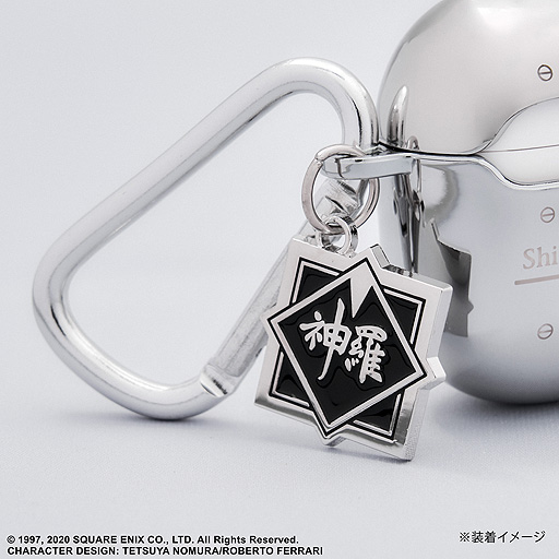 画像ギャラリー No.004のサムネイル画像 / 「FF7R」より,神羅カンパニーのメタルチャームが付いたAirPods Pro(第1世代)用カバーが登場。5月の発売へ向けて予約受付開始