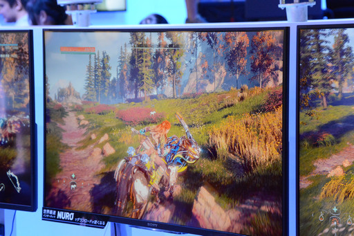 画像ギャラリー No.005のサムネイル画像 / ［TGS 2016］PS4用ソフト「Horizon Zero Dawn」が国内で初のプレイアブル出展。さまざまな矢を使って戦術的な狩りが楽しめる